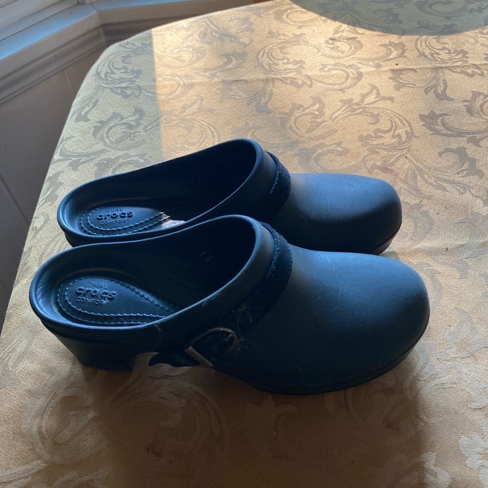 CROCS Women's Black Mules with Strap